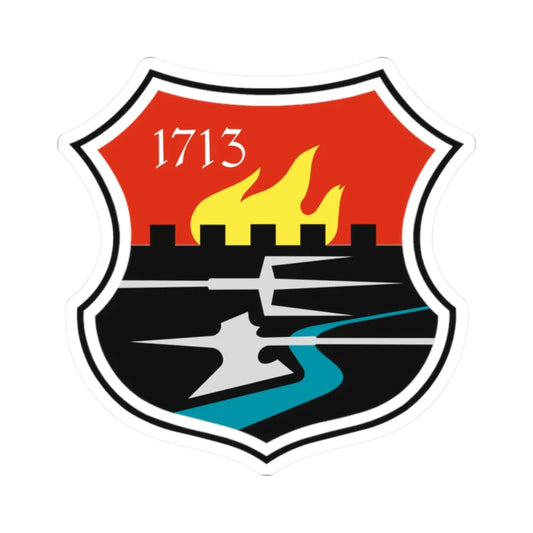 Coat of arms of Tolmin (Slovenia) (Coat of Arms) STICKER Vinyl Kiss-Cut Decal 2 Inch White - The Sticker Space