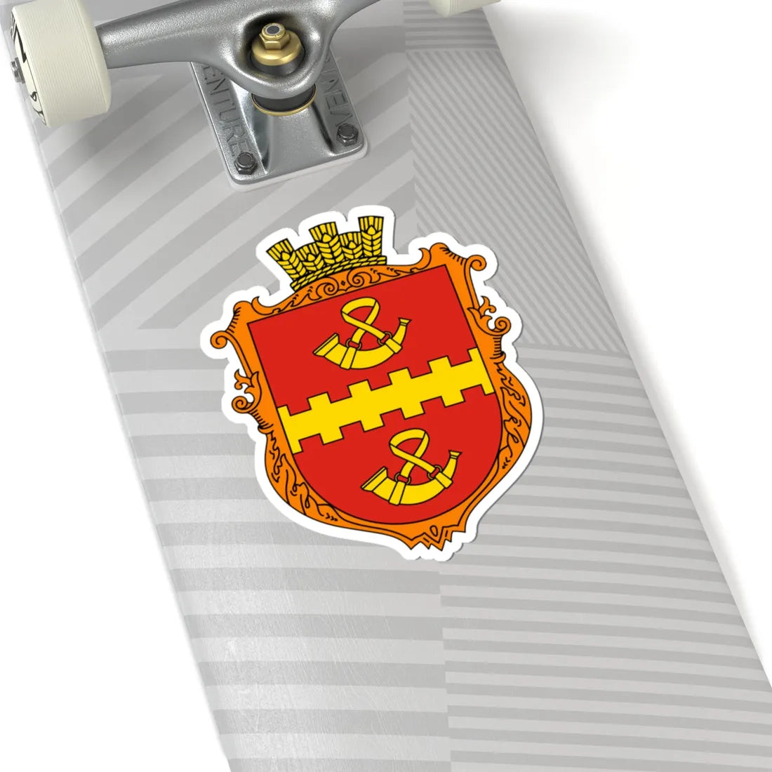 Coat of Arms of Torhanovychi (Ukraine) (Coat of Arms) STICKER Vinyl Kiss-Cut Decal - The Sticker Space