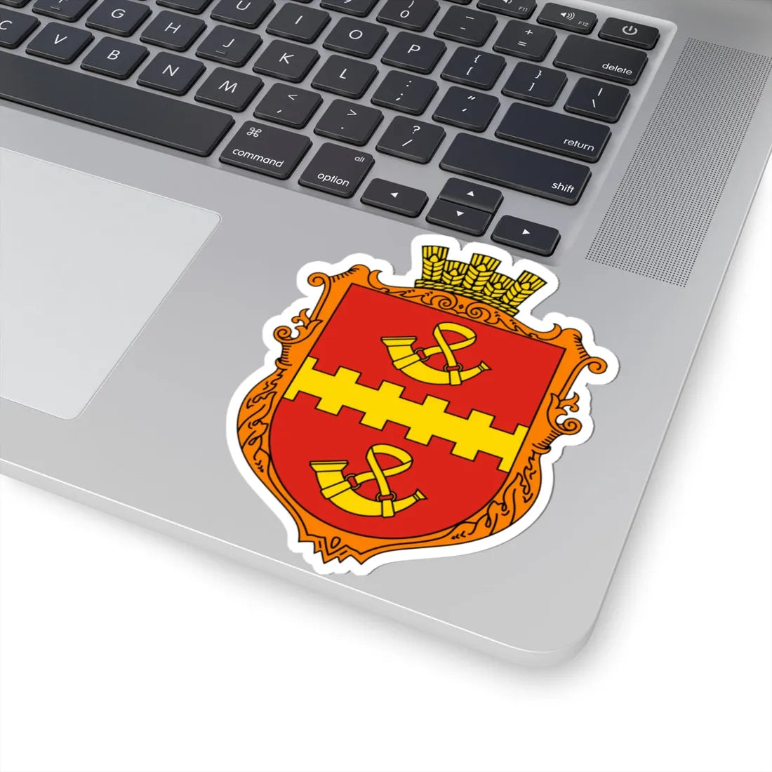 Coat of Arms of Torhanovychi (Ukraine) (Coat of Arms) STICKER Vinyl Kiss-Cut Decal - The Sticker Space