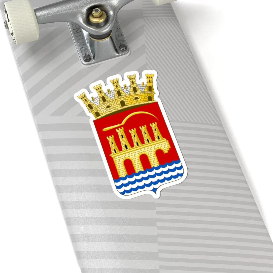 Coat of arms of Trapani (Italy) (Coat of Arms) STICKER Vinyl Kiss-Cut Decal - The Sticker Space