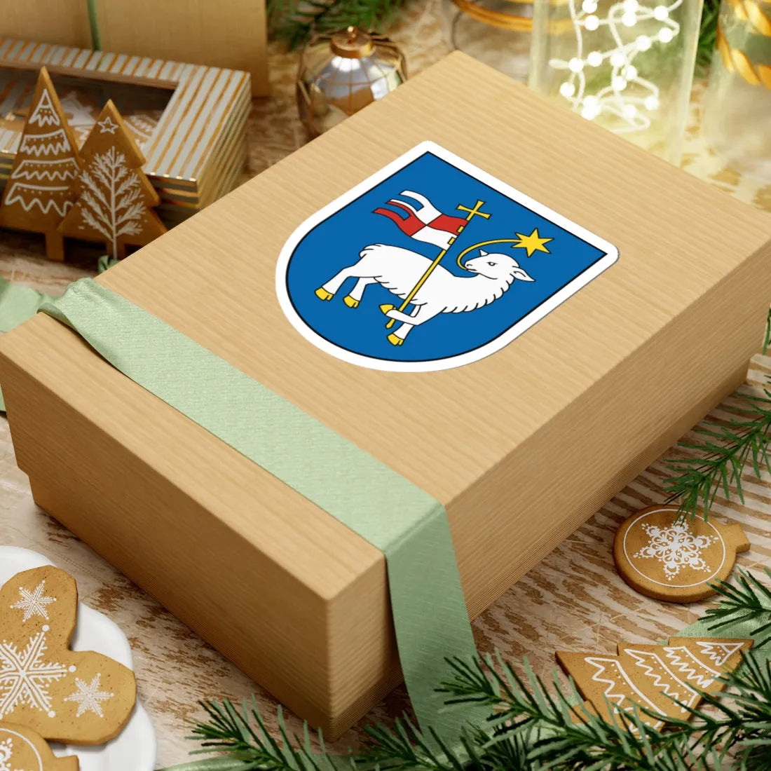 Coat of Arms of Trenčín (Slovakia) (Coat of Arms) STICKER Vinyl Kiss-Cut Decal - The Sticker Space