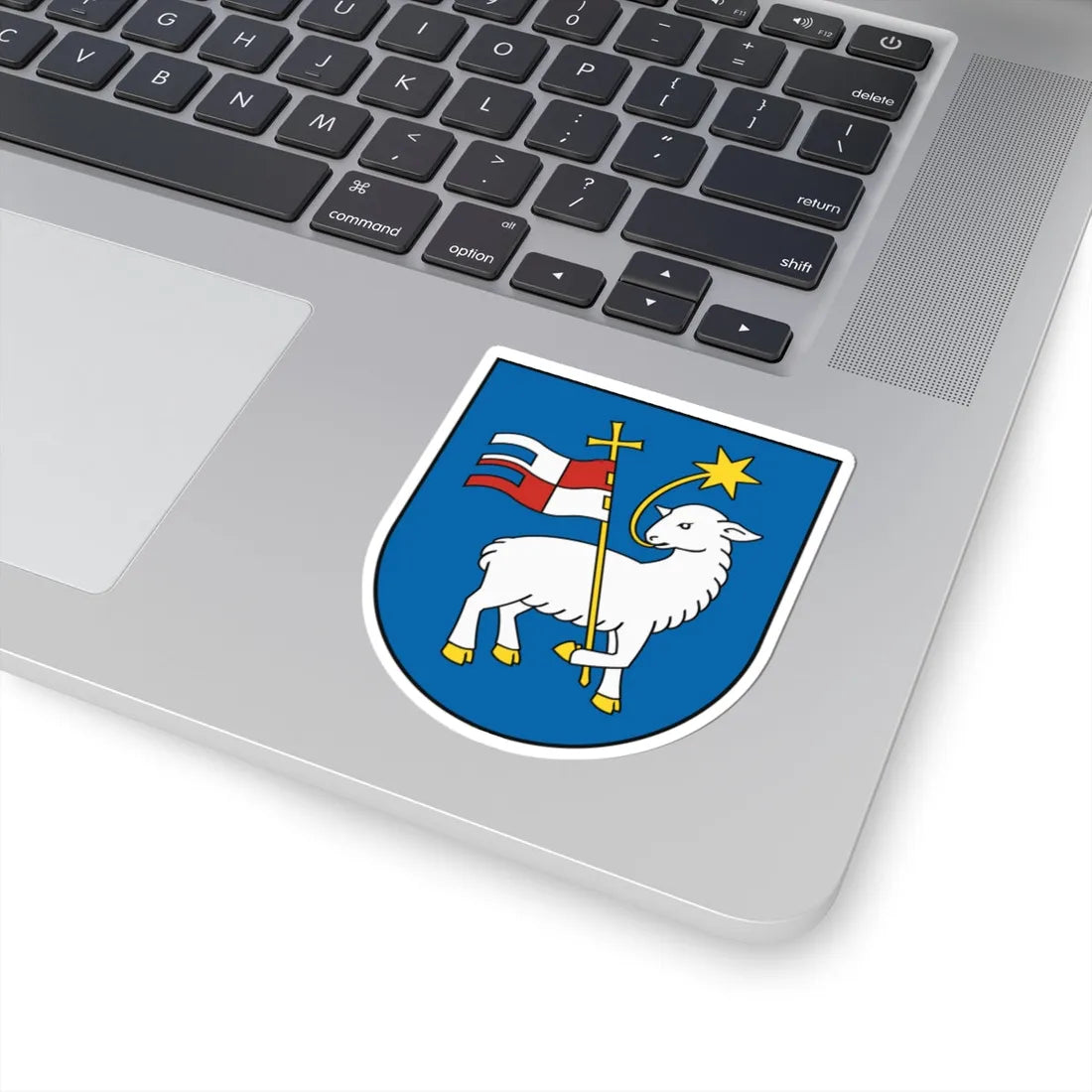 Coat of Arms of Trenčín (Slovakia) (Coat of Arms) STICKER Vinyl Kiss-Cut Decal - The Sticker Space
