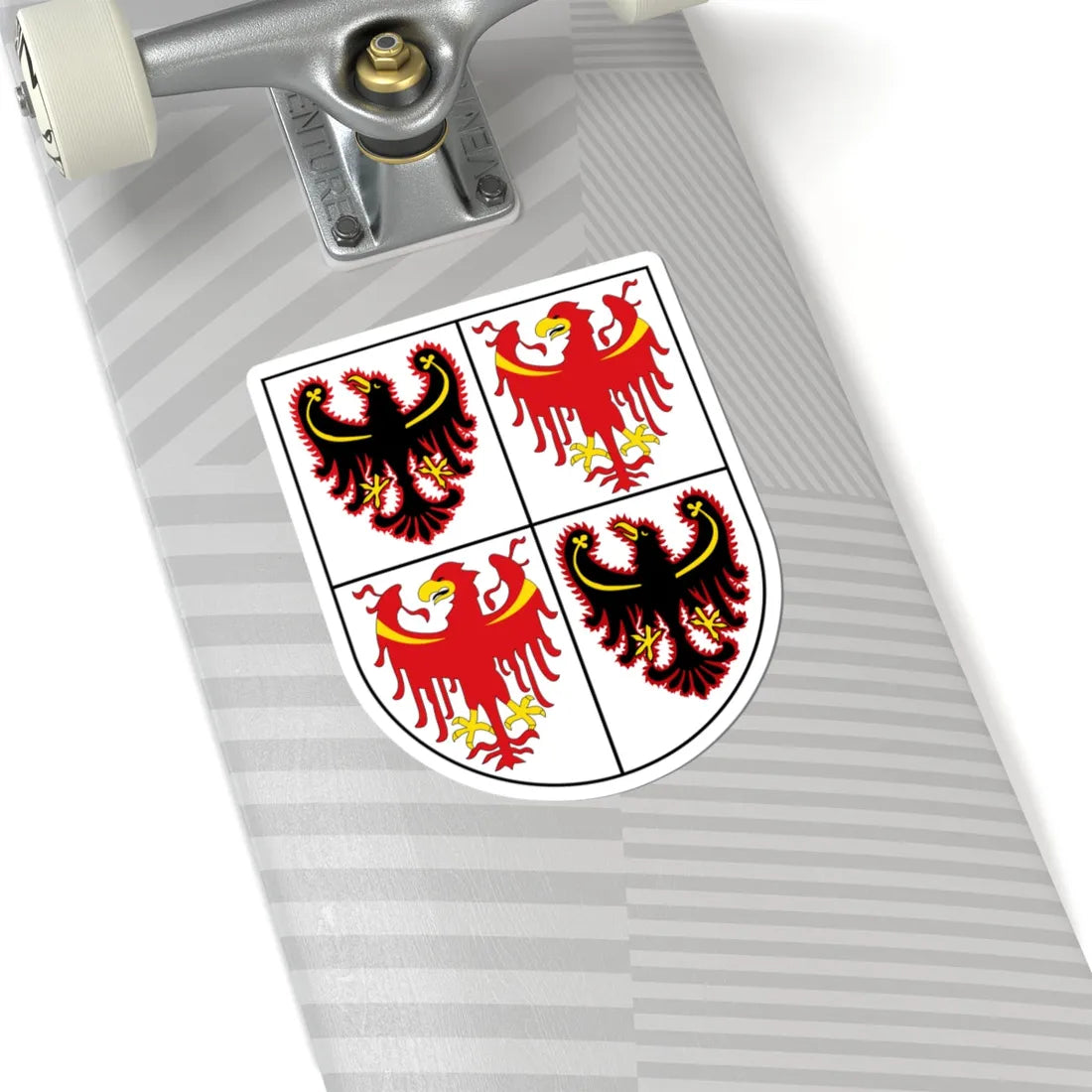 Coat of arms of Trentino-South Tyrol (Italy) (Coat of Arms) STICKER Vinyl Kiss-Cut Decal - The Sticker Space