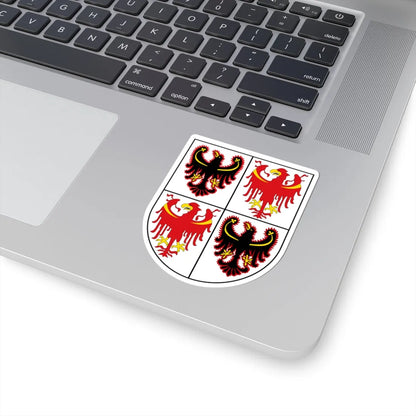 Coat of arms of Trentino-South Tyrol (Italy) (Coat of Arms) STICKER Vinyl Kiss-Cut Decal - The Sticker Space