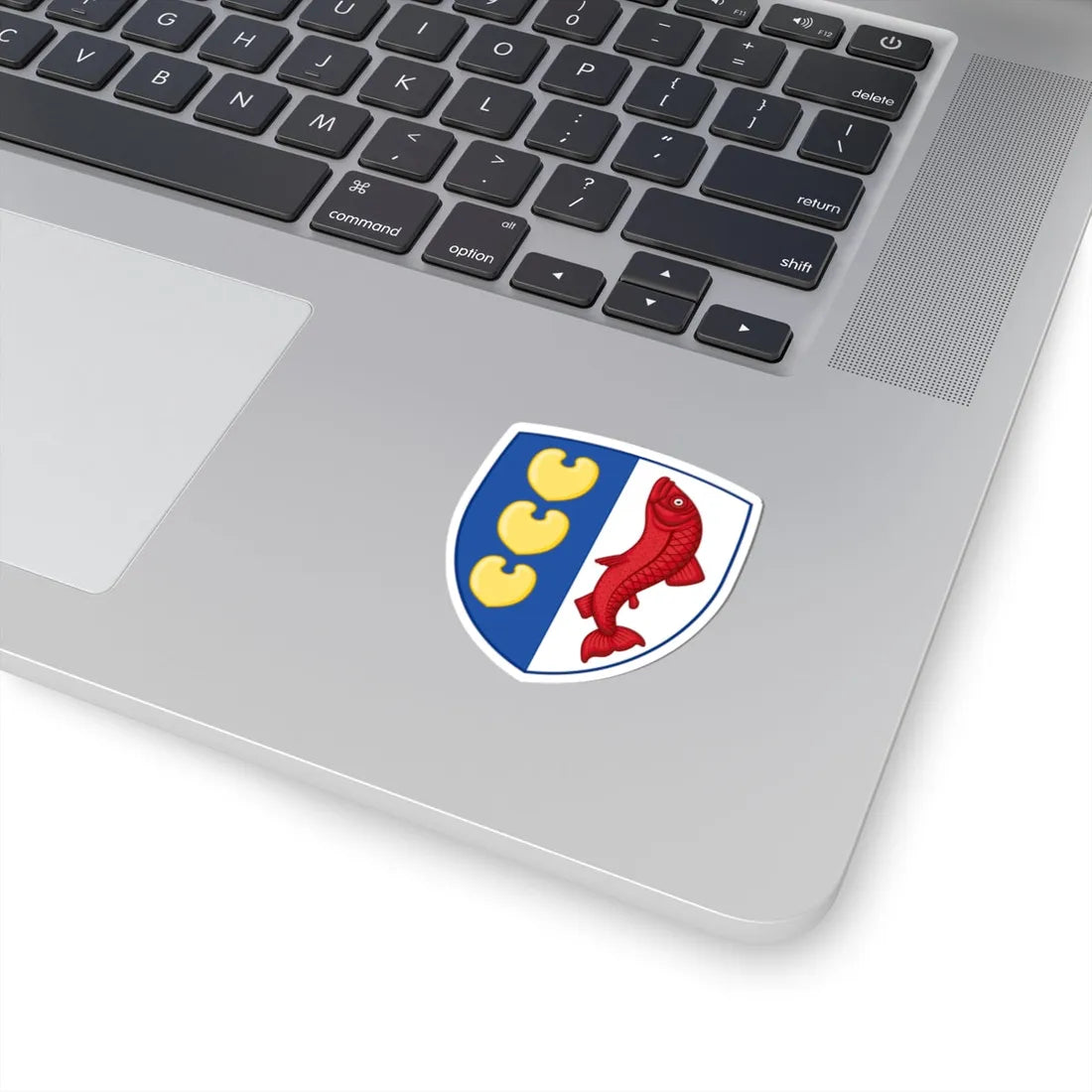 Coat of arms of Tørring (Denmark) (Coat of Arms) STICKER Vinyl Kiss-Cut Decal - The Sticker Space