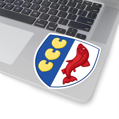 Coat of arms of Tørring (Denmark) (Coat of Arms) STICKER Vinyl Kiss-Cut Decal - The Sticker Space