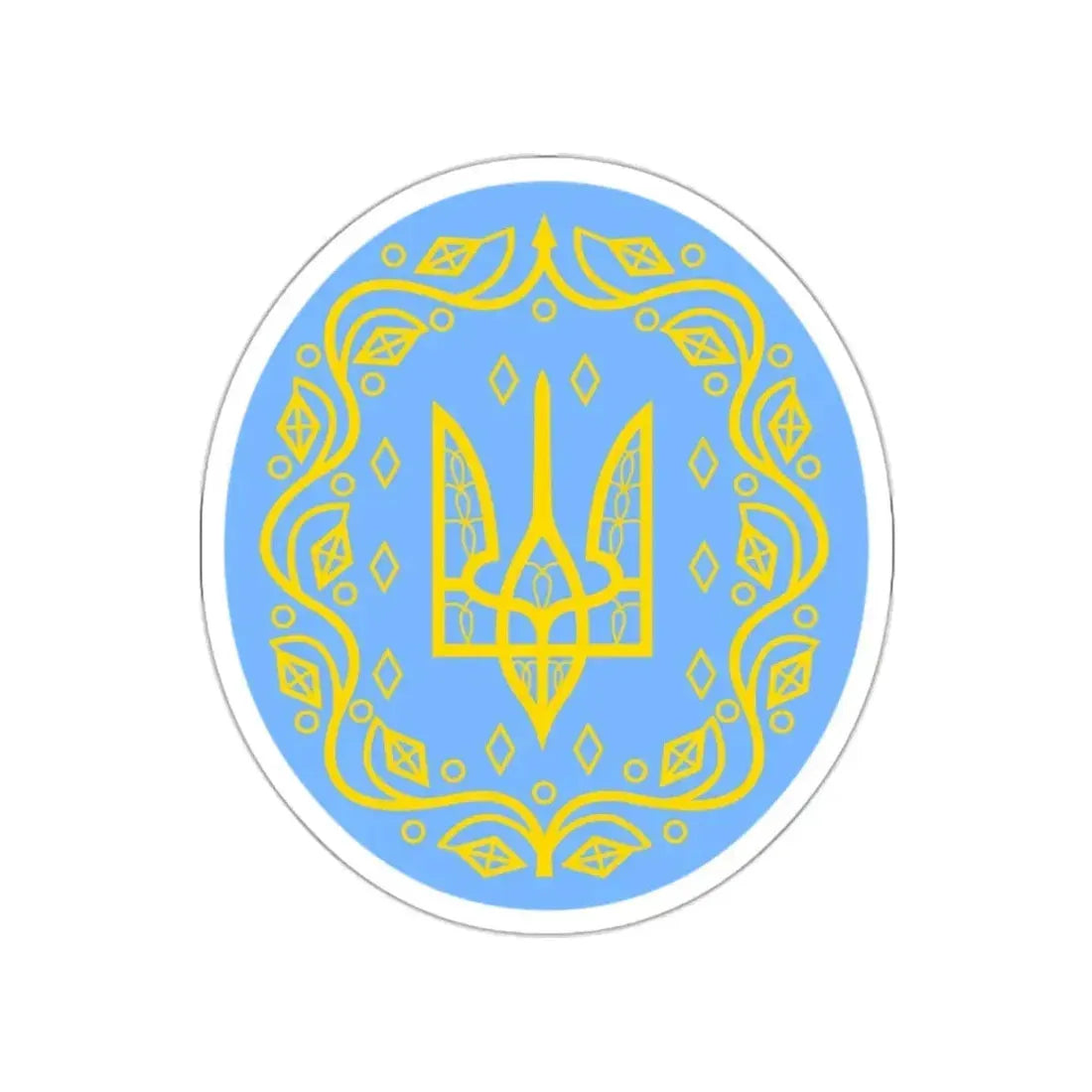 Coat of arms of Ukrainian People's Republic 2 STICKER Vinyl Die-Cut Decal 2 Inch - The Sticker Space