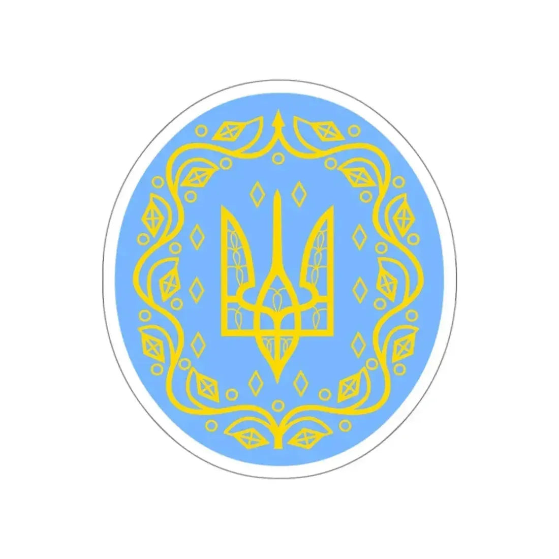 Coat of arms of Ukrainian People's Republic 2 STICKER Vinyl Die-Cut Decal 3 Inch - The Sticker Space