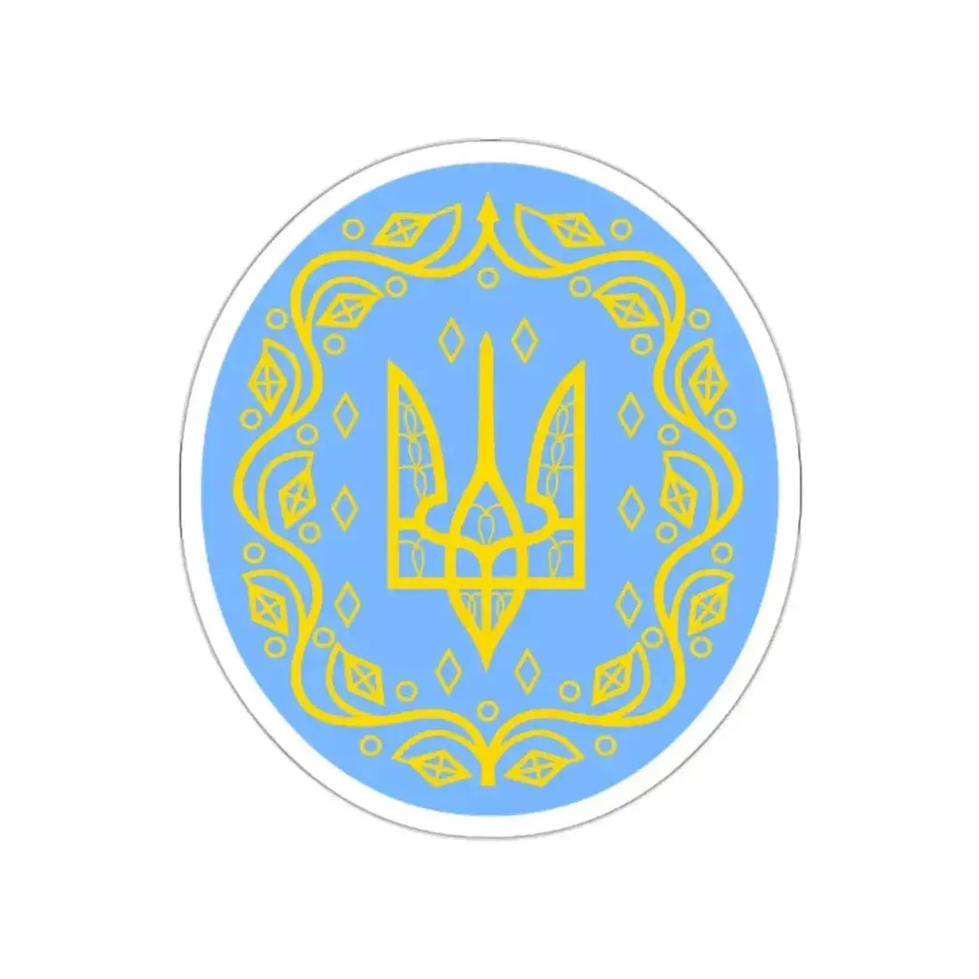 Coat of arms of Ukrainian People's Republic 2 STICKER Vinyl Die-Cut Decal - The Sticker Space