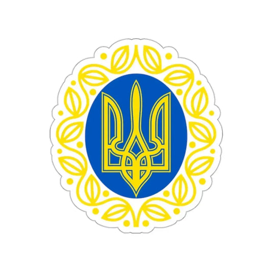 Coat of arms of Ukrainian People's Republic STICKER Vinyl Die-Cut Decal 2 Inch - The Sticker Space