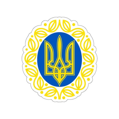Coat of arms of Ukrainian People's Republic STICKER Vinyl Die-Cut Decal 4 Inch - The Sticker Space