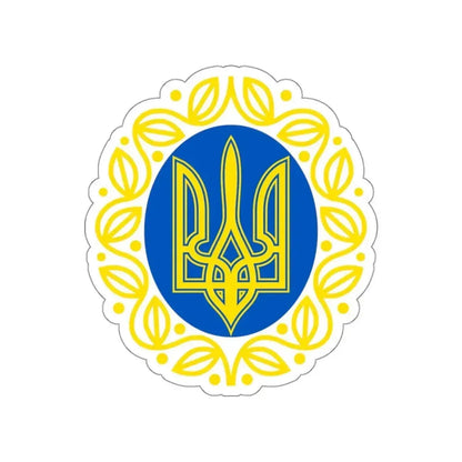 Coat of arms of Ukrainian People's Republic STICKER Vinyl Die-Cut Decal - The Sticker Space