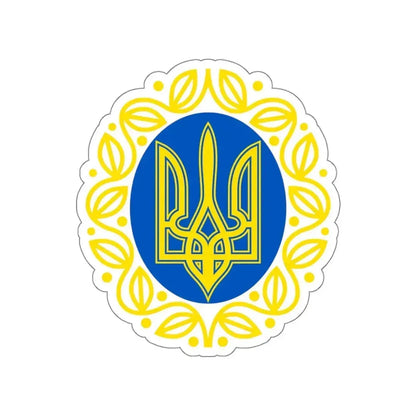 Coat of arms of Ukrainian People's Republic STICKER Vinyl Die-Cut Decal - The Sticker Space