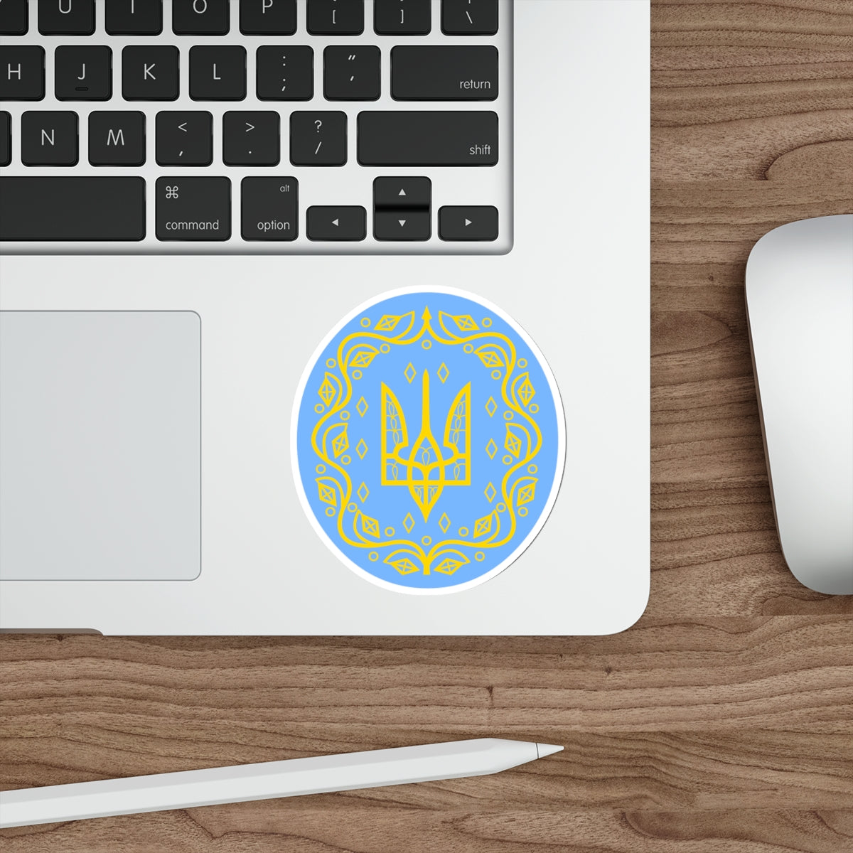 Coat of arms of Ukrainian People's Republic 2 STICKER Vinyl Die-Cut Decal-The Sticker Space