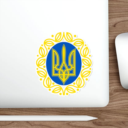 Coat of arms of Ukrainian People's Republic STICKER Vinyl Die-Cut Decal-The Sticker Space