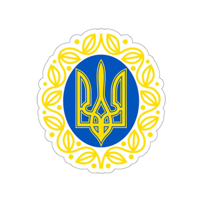 Coat of arms of Ukrainian People's Republic STICKER Vinyl Die-Cut Decal-White-The Sticker Space