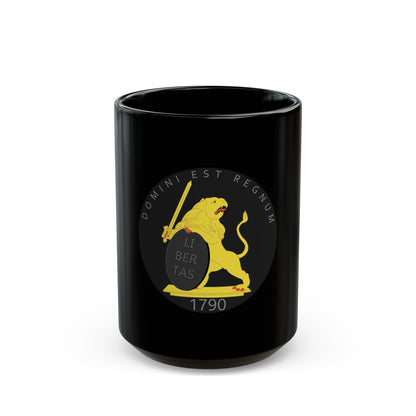 Coat of arms of United Belgian States - Black Coffee Mug-15oz-The Sticker Space