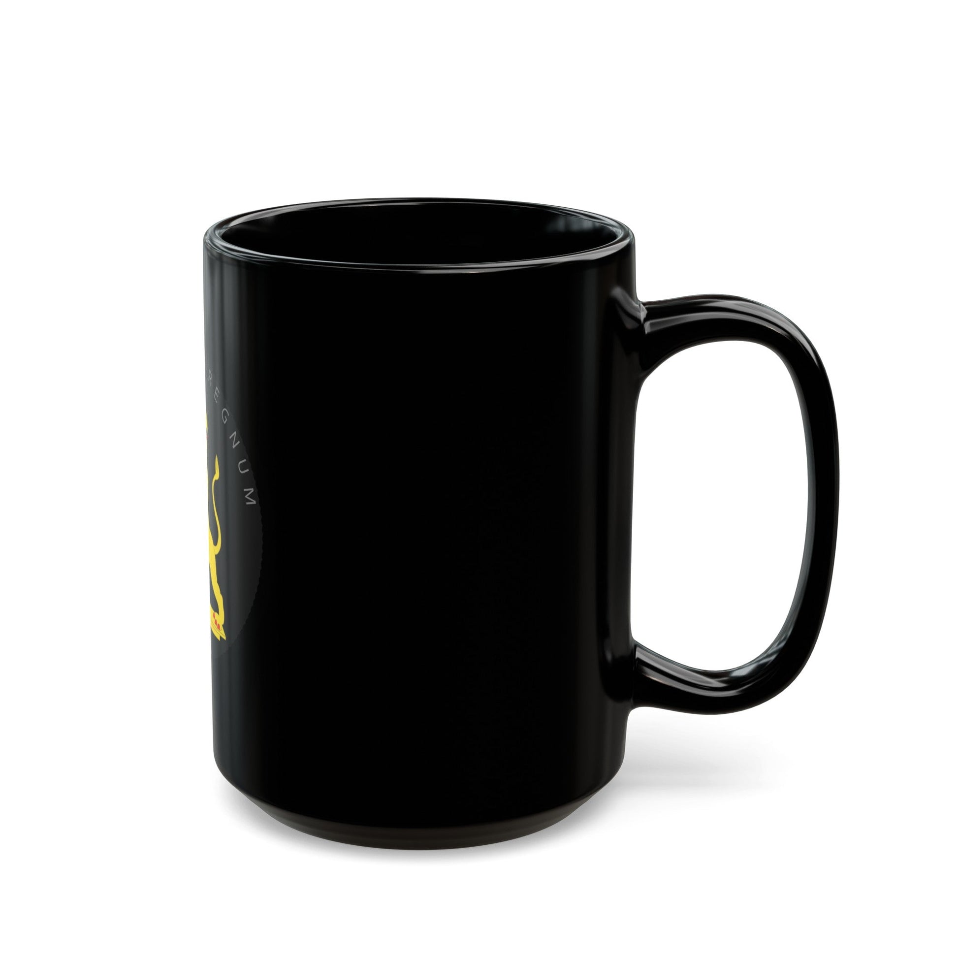 Coat of arms of United Belgian States - Black Coffee Mug-The Sticker Space