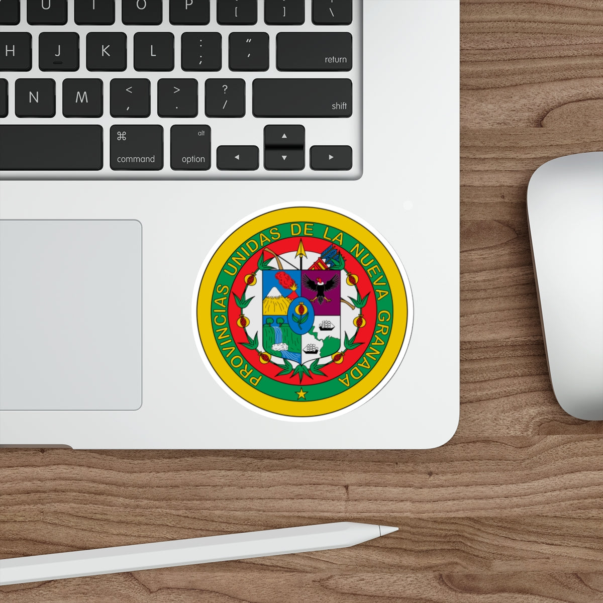 Coat of arms of United Provinces of New Granada 2 STICKER Vinyl Die-Cut Decal-The Sticker Space