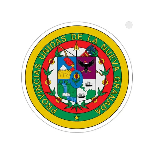 Coat of arms of United Provinces of New Granada 2 STICKER Vinyl Die-Cut Decal 2 Inch - The Sticker Space