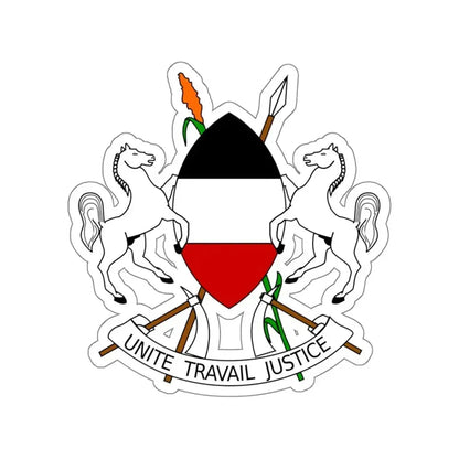 Coat of arms of Upper Volta (1967-1984) STICKER Vinyl Die-Cut Decal 6 Inch - The Sticker Space