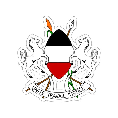 Coat of arms of Upper Volta (1967-1984) STICKER Vinyl Die-Cut Decal - The Sticker Space