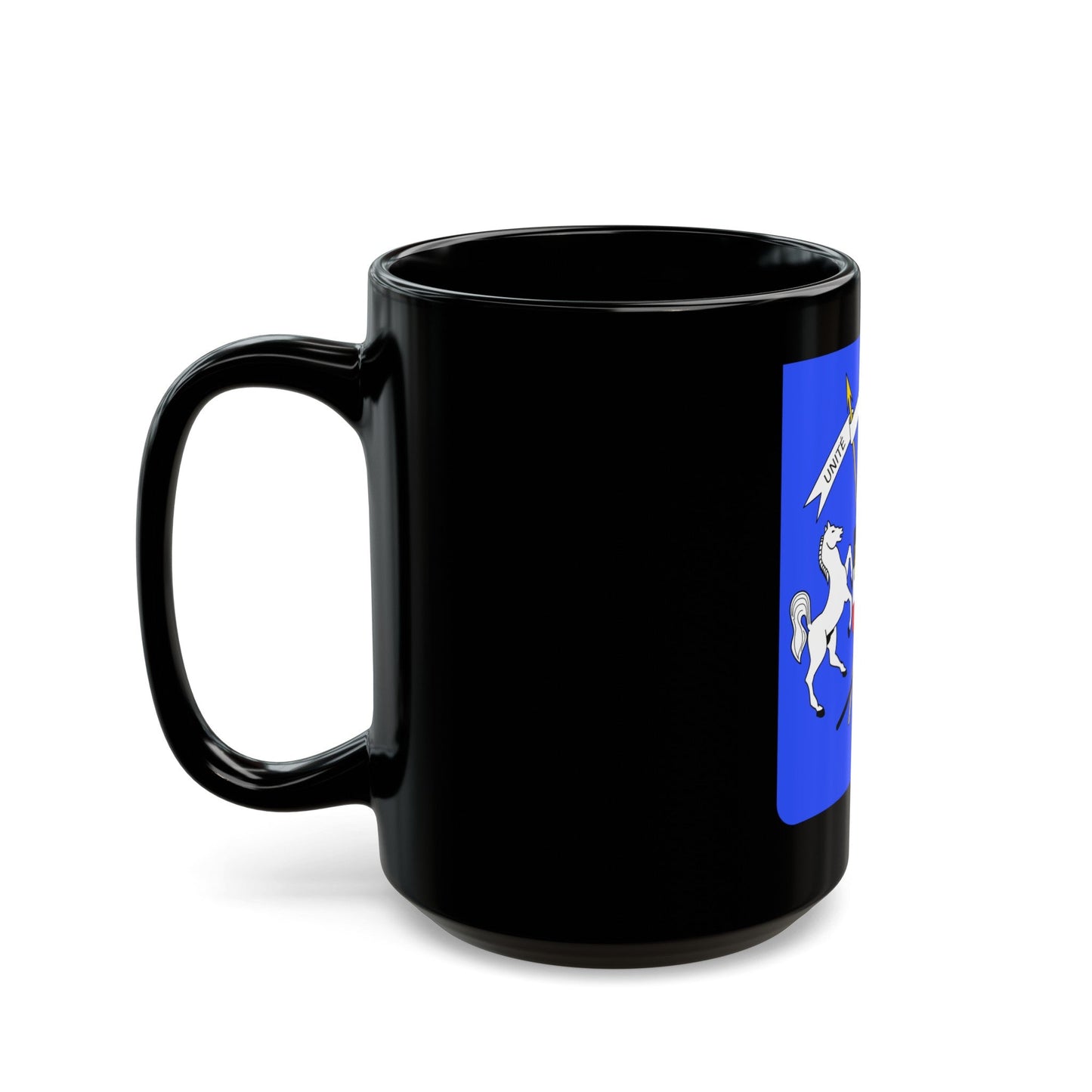 Coat of arms of Upper Volta - Black Coffee Mug-The Sticker Space