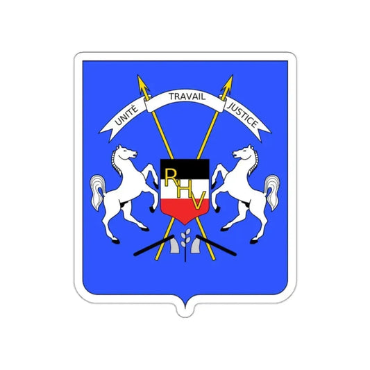 Coat of arms of Upper Volta STICKER Vinyl Die-Cut Decal 2 Inch - The Sticker Space