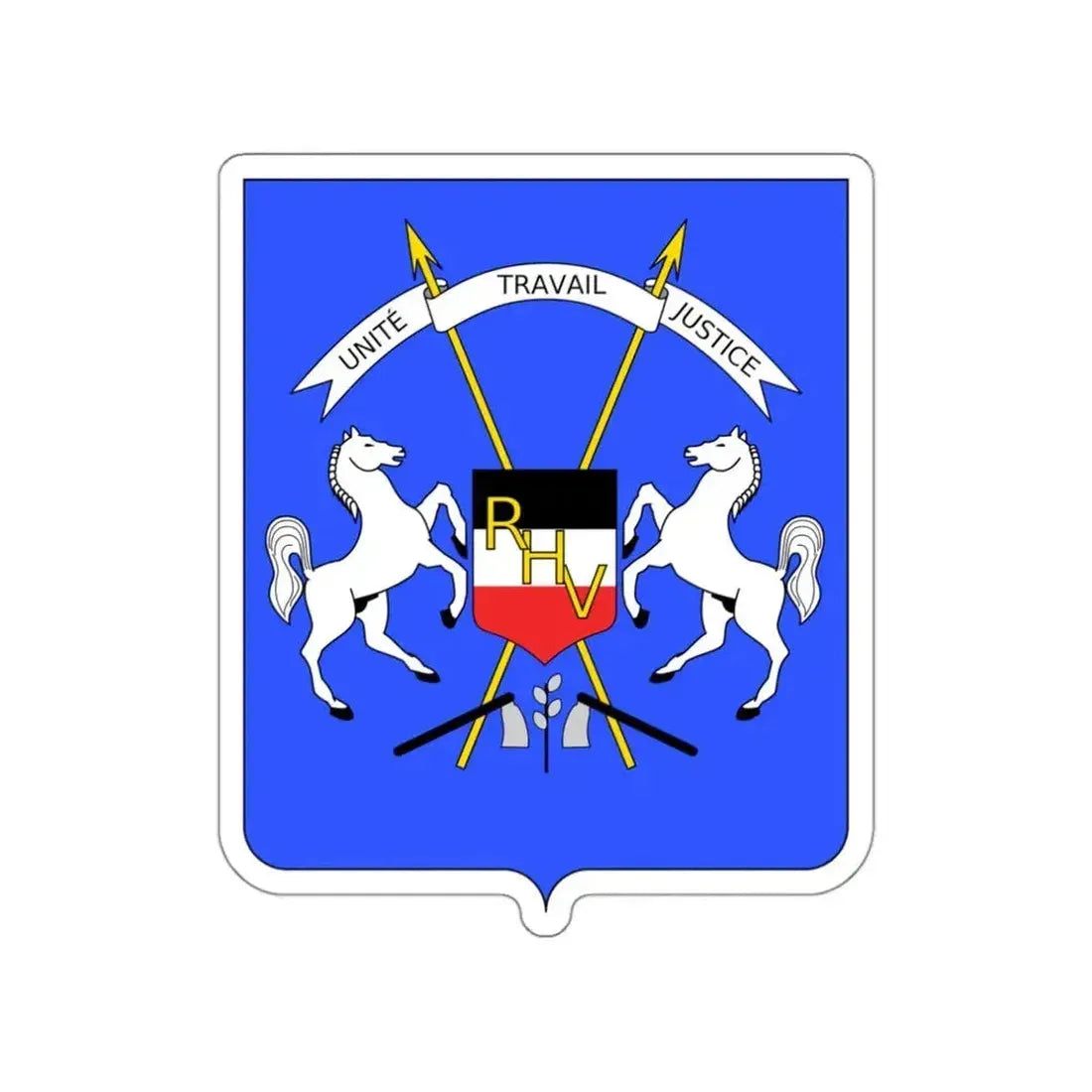 Coat of arms of Upper Volta STICKER Vinyl Die-Cut Decal - The Sticker Space