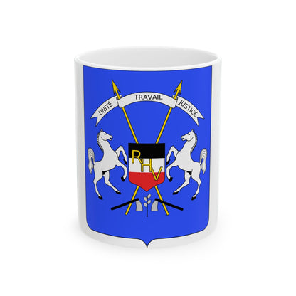 Coat of arms of Upper Volta - White Coffee Mug