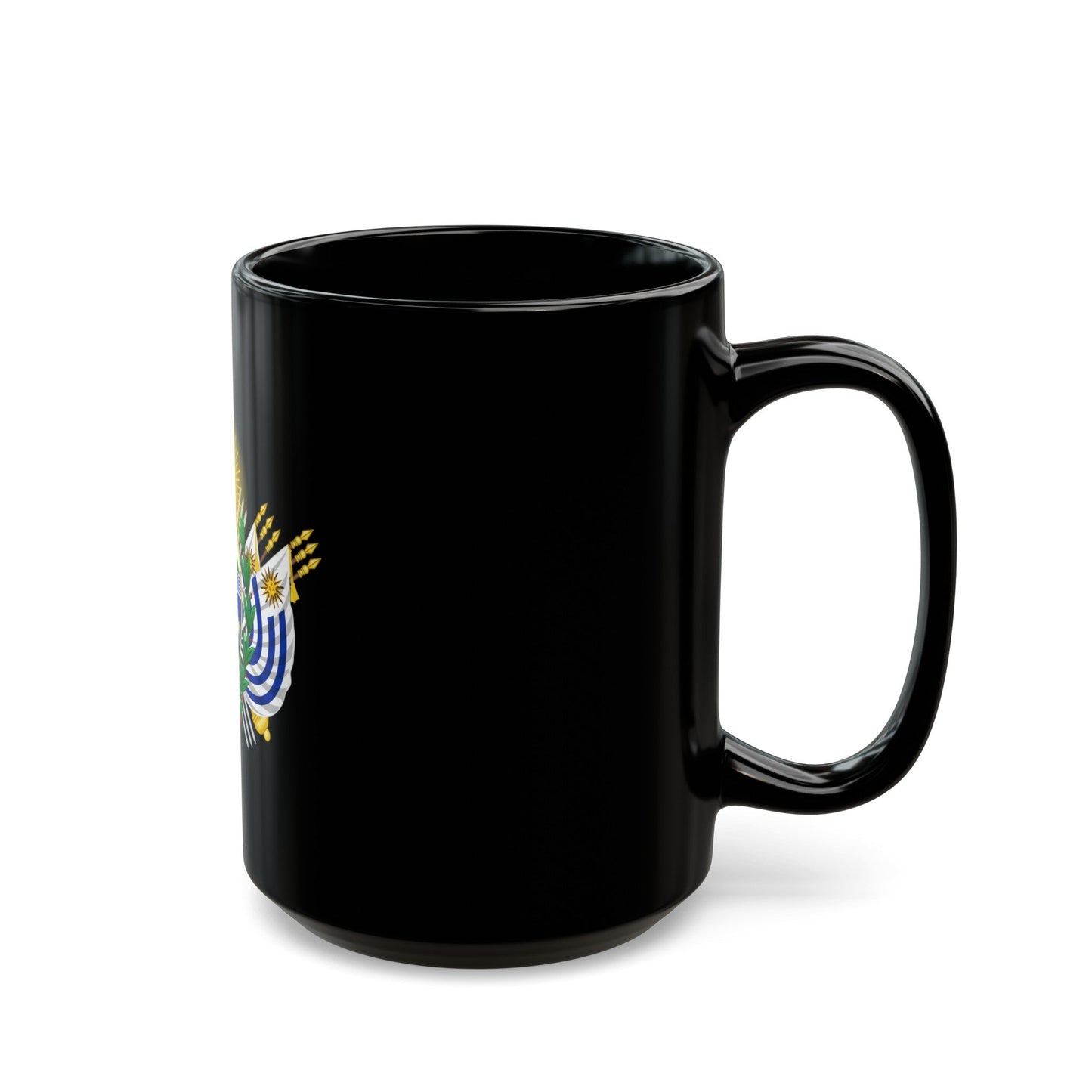 Coat of arms of Uruguay (1829-1908) - Black Coffee Mug-The Sticker Space