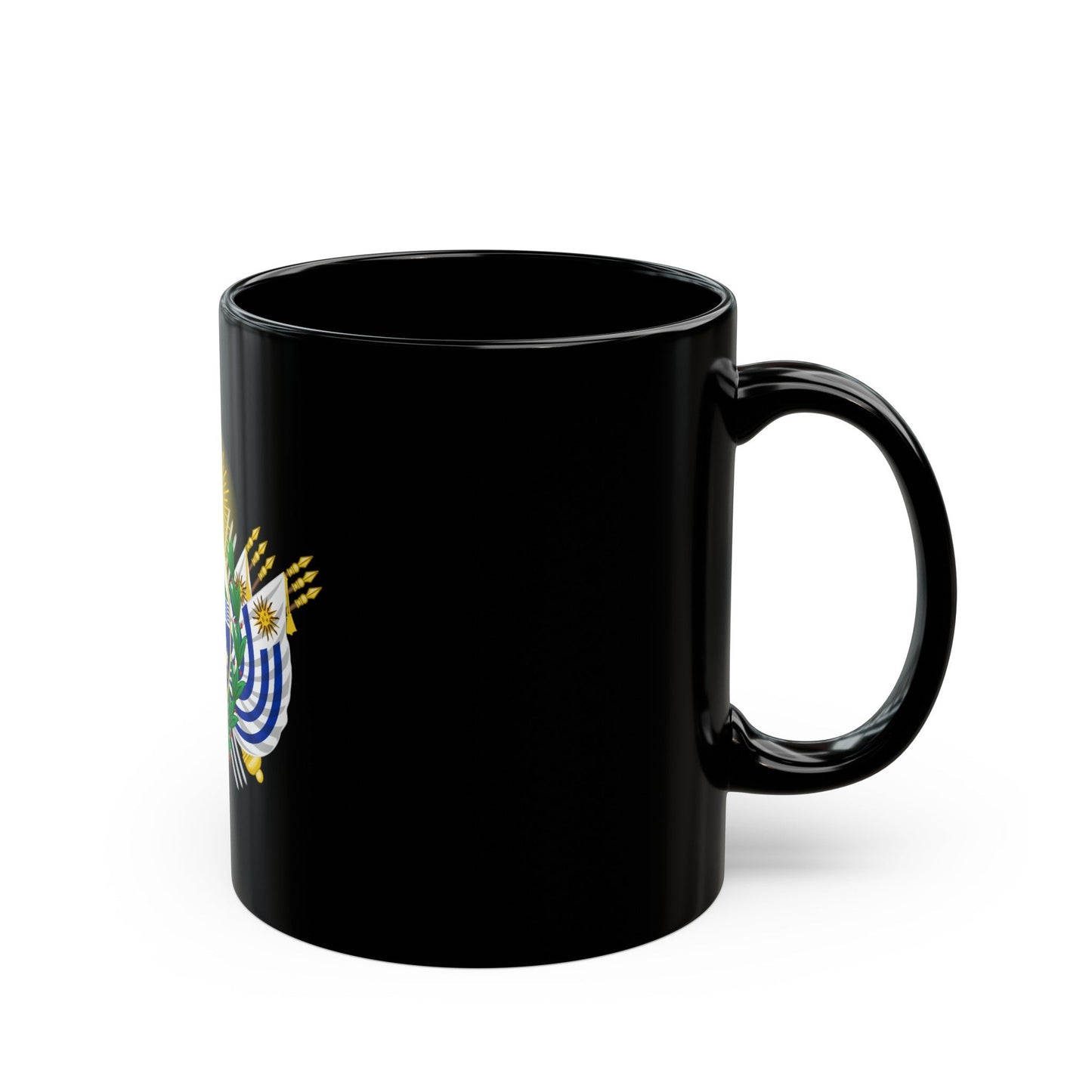 Coat of arms of Uruguay (1829-1908) - Black Coffee Mug-The Sticker Space