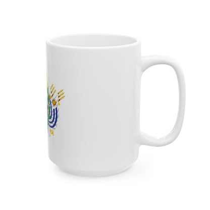 Coat of arms of Uruguay (1829-1908) - White Coffee Mug-The Sticker Space