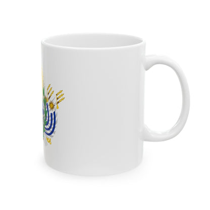 Coat of arms of Uruguay (1829-1908) - White Coffee Mug-The Sticker Space