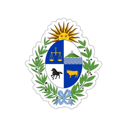 Coat of arms of Uruguay STICKER Vinyl Die-Cut Decal - The Sticker Space