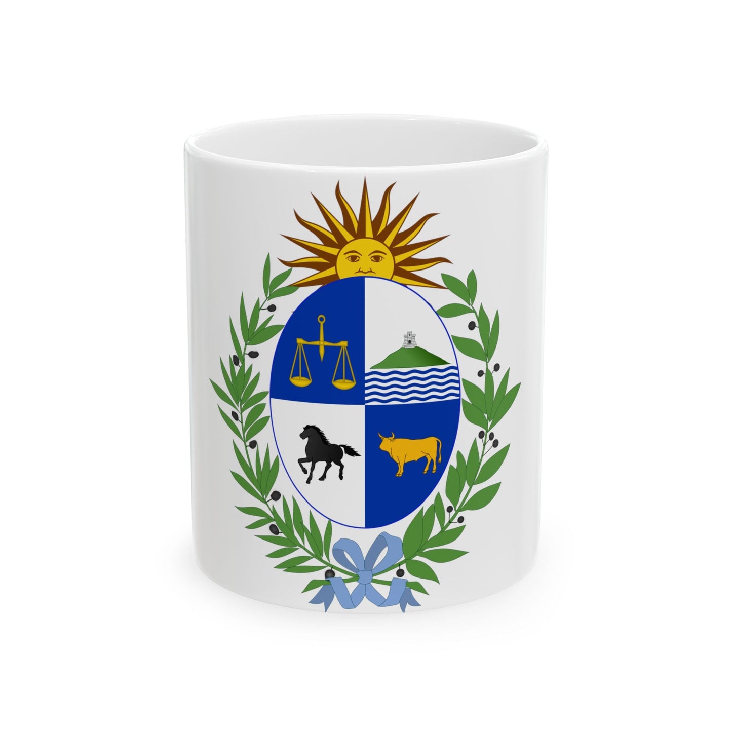 Coat of arms of Uruguay - White Coffee Mug