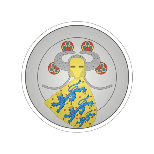 Coat of arms of Valdemar IV of Denmark STICKER Vinyl Die-Cut Decal 2 Inch - The Sticker Space