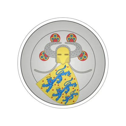 Coat of arms of Valdemar IV of Denmark STICKER Vinyl Die-Cut Decal 6 Inch - The Sticker Space