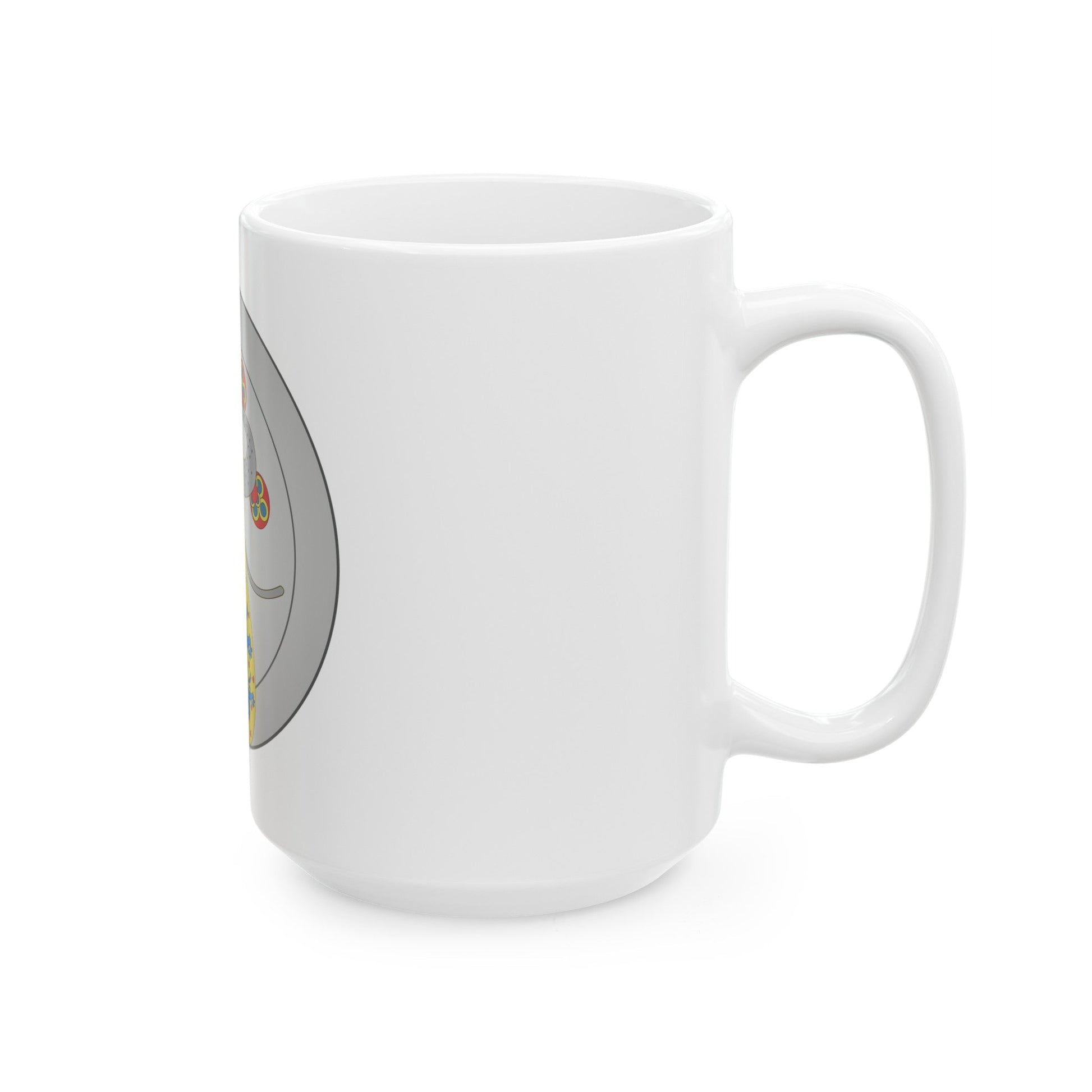 Coat of arms of Valdemar IV of Denmark - White Coffee Mug-The Sticker Space