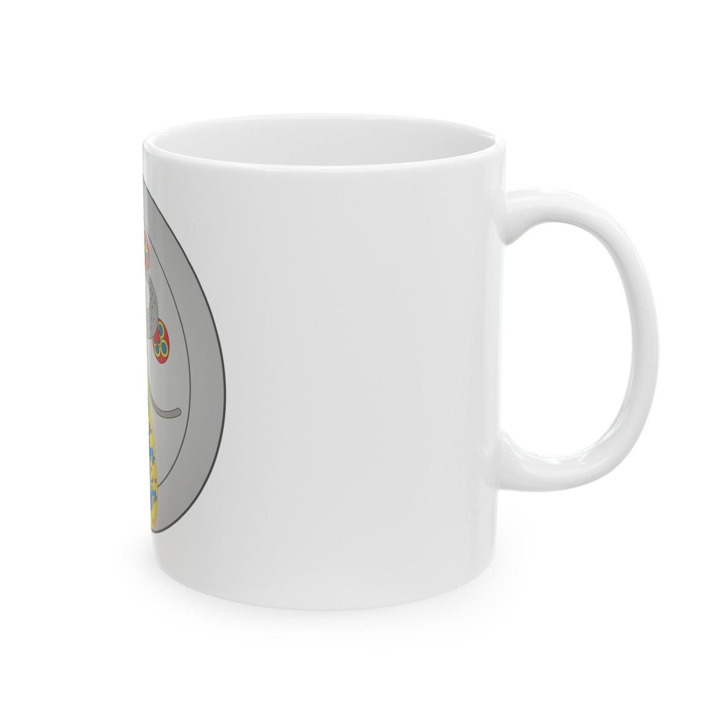 Coat of arms of Valdemar IV of Denmark - White Coffee Mug-The Sticker Space