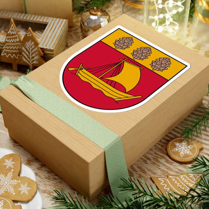 Coat of Arms of Valdemārpils (Latvia) (Coat of Arms) STICKER Vinyl Kiss-Cut Decal - The Sticker Space