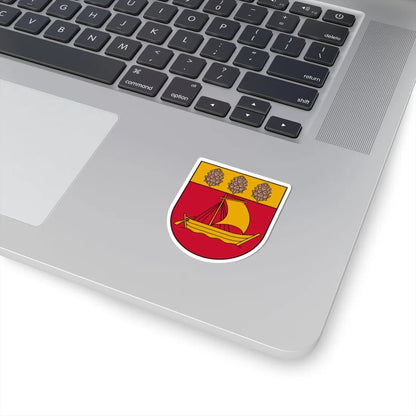 Coat of Arms of Valdemārpils (Latvia) (Coat of Arms) STICKER Vinyl Kiss-Cut Decal - The Sticker Space