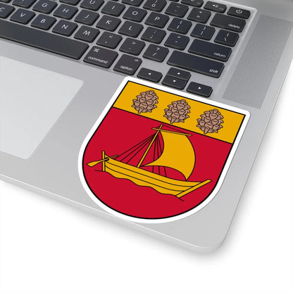 Coat of Arms of Valdemārpils (Latvia) (Coat of Arms) STICKER Vinyl Kiss-Cut Decal - The Sticker Space