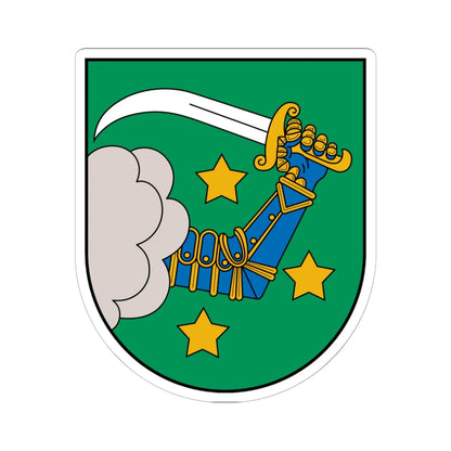 Coat of Arms of Valka (Latvia) (Coat of Arms) STICKER Vinyl Kiss-Cut Decal 6 Inch White - The Sticker Space