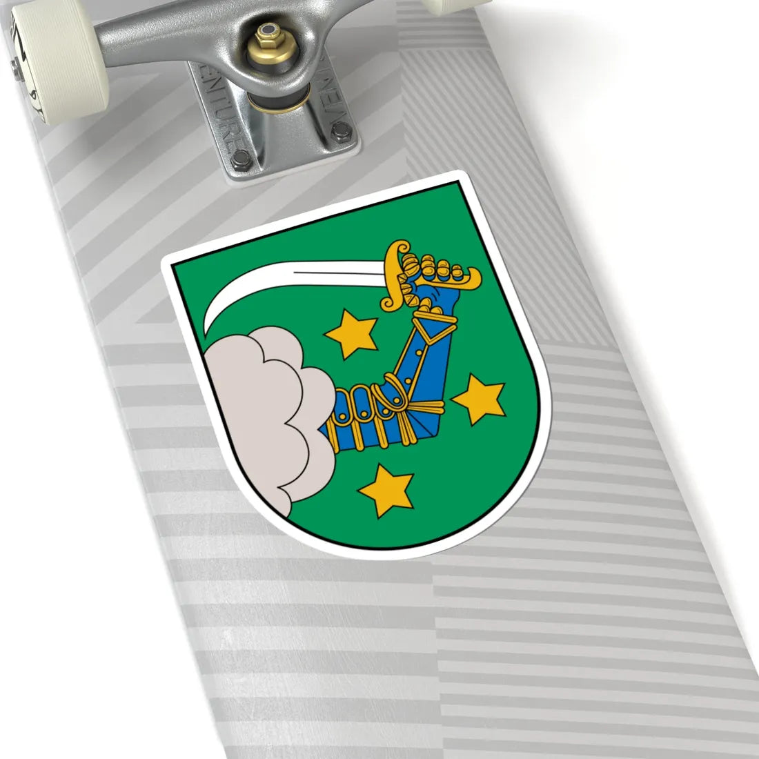 Coat of Arms of Valka (Latvia) (Coat of Arms) STICKER Vinyl Kiss-Cut Decal - The Sticker Space