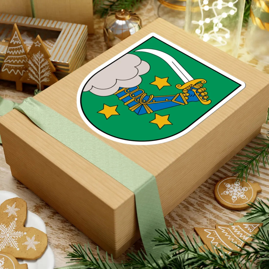 Coat of Arms of Valka (Latvia) (Coat of Arms) STICKER Vinyl Kiss-Cut Decal - The Sticker Space