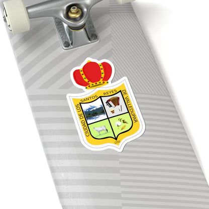 Coat of arms of Valledupar (Colombia) (Coat of Arms) STICKER Vinyl Kiss-Cut Decal - The Sticker Space