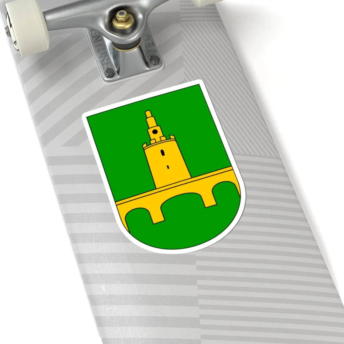 Coat of arms of Valpovo (Croatia) (Coat of Arms) STICKER Vinyl Kiss-Cut Decal - The Sticker Space