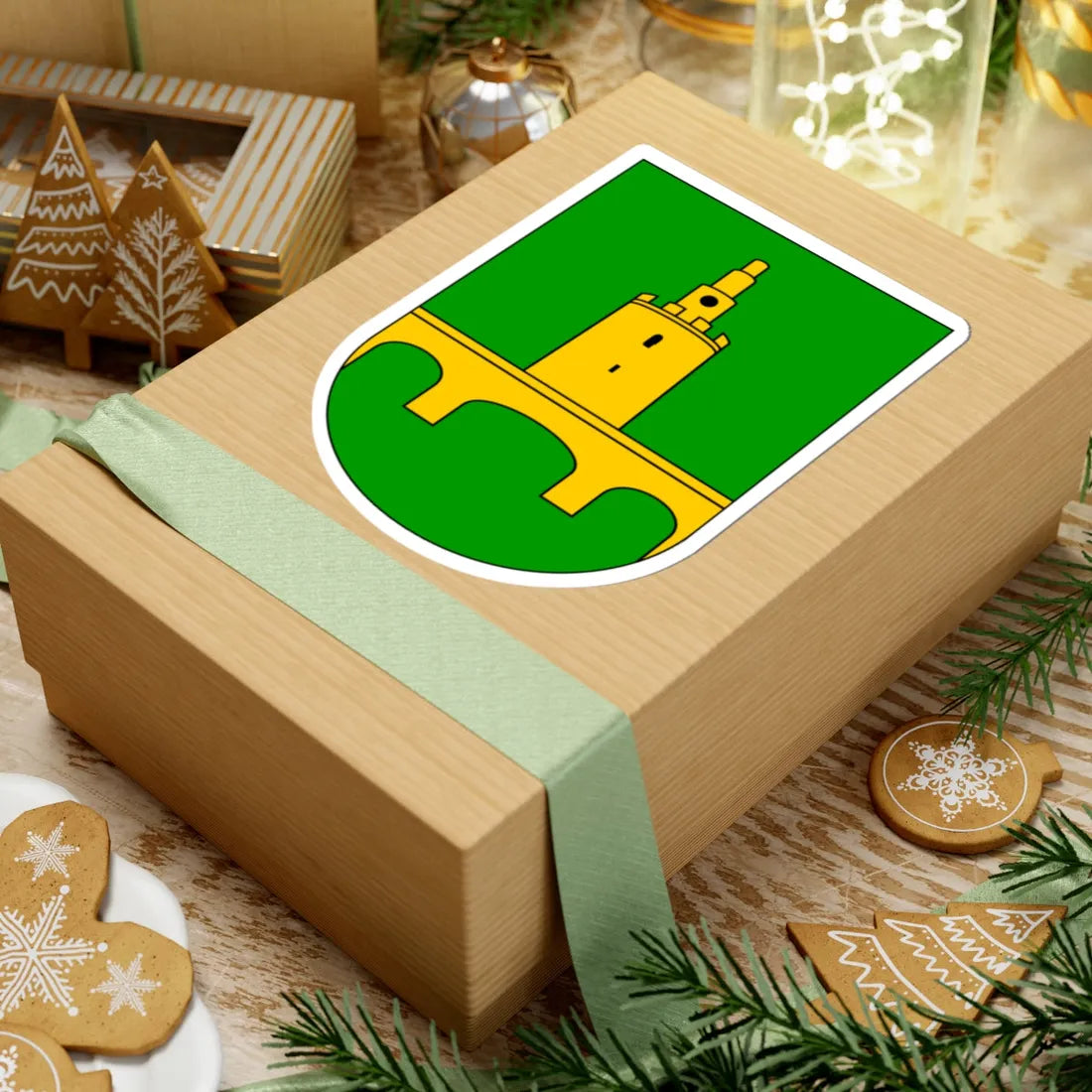 Coat of arms of Valpovo (Croatia) (Coat of Arms) STICKER Vinyl Kiss-Cut Decal - The Sticker Space