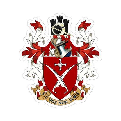 Coat of Arms of Van Mildert College Durham University (England) (Coat of Arms) STICKER Vinyl Kiss-Cut Decal 6 Inch White - The Sticker Space